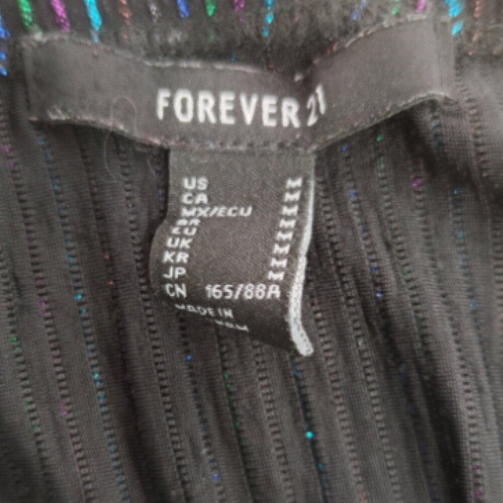 Forever 21 Long Sleeve Glitter Top - Picture 5 of 5